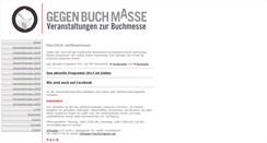 Desktop Screenshot of gegenbuchmasse.de